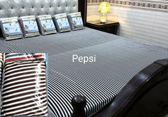 Terry stripe waterproof mattress cover pepsi