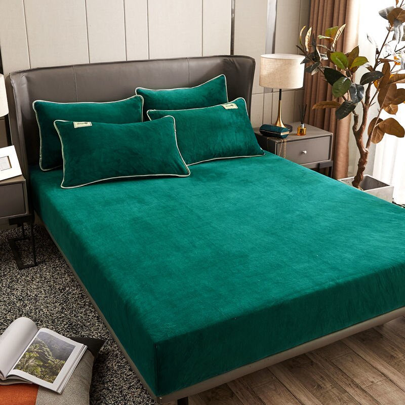 Velvet spread Sheet - Green