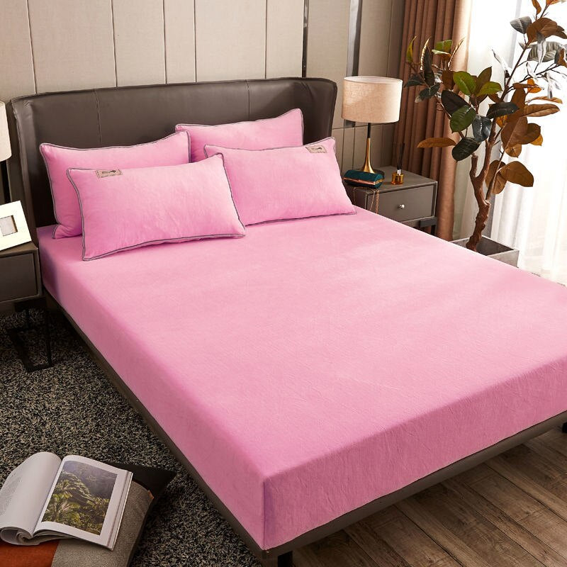 Velvet spread Sheet - Pink
