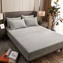 Velvet spread Sheet - Light Grey